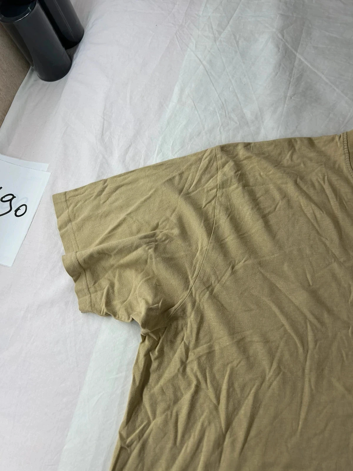 Beige vintage T-shirt atlas voor heren – photo 4